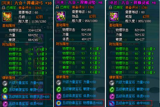 裝備第四孔和特性寶石